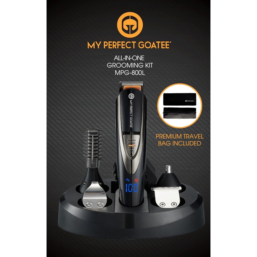 Men'S Grooming Bag - My Perfect Goatee®️ 13-in-1 Mens Grooming