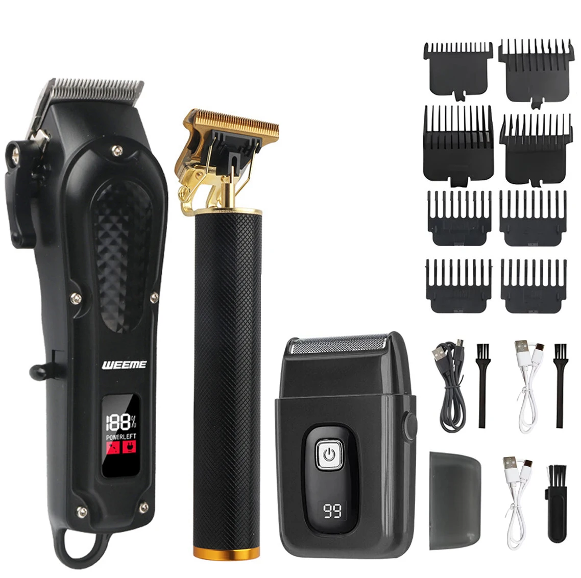WEEME 806 Electric Hair Clippe - Beard Trimmer Cordless review and price