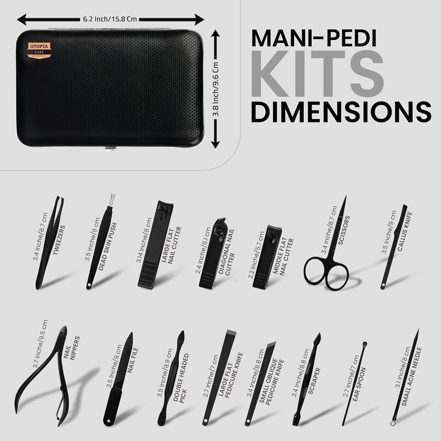Professional Nail Clippers Kit - Mens Grooming Kit Case review and price