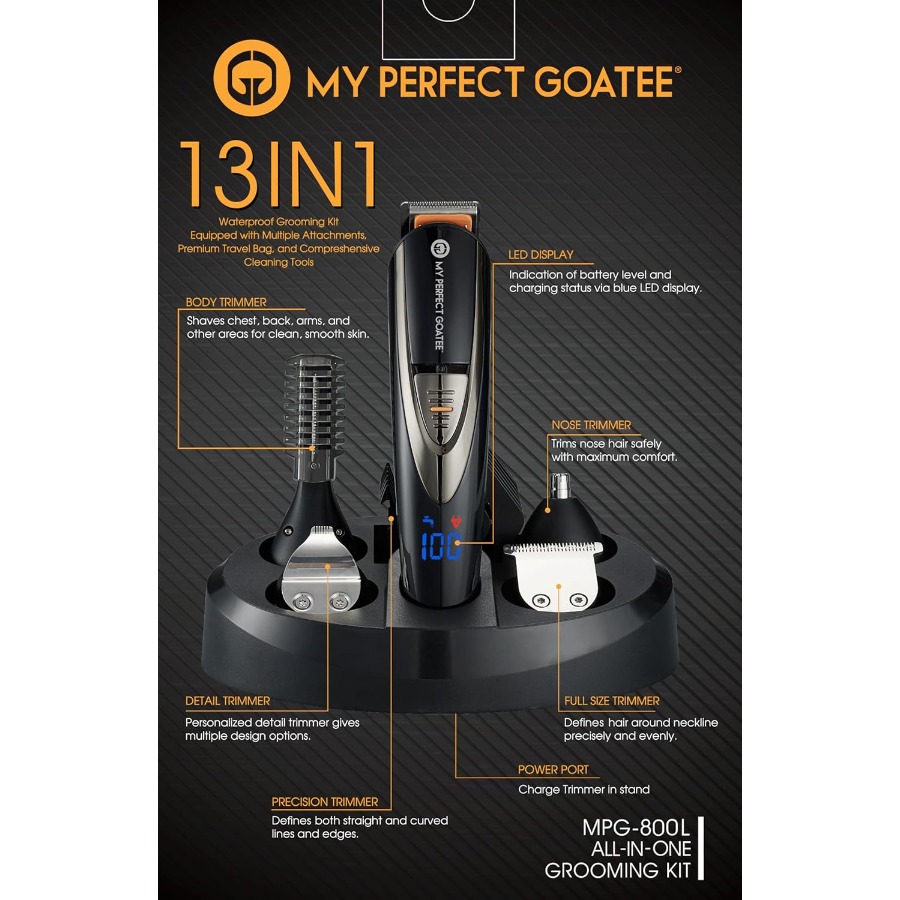 My Perfect Goatee®️ 13-in-1 Me - Men'S Grooming Bag review and price