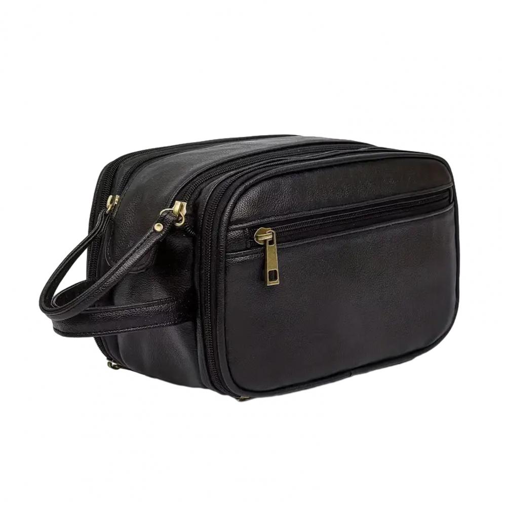 Travel Makeup Bag Faux Leather - Men'S Grooming Bag review and price