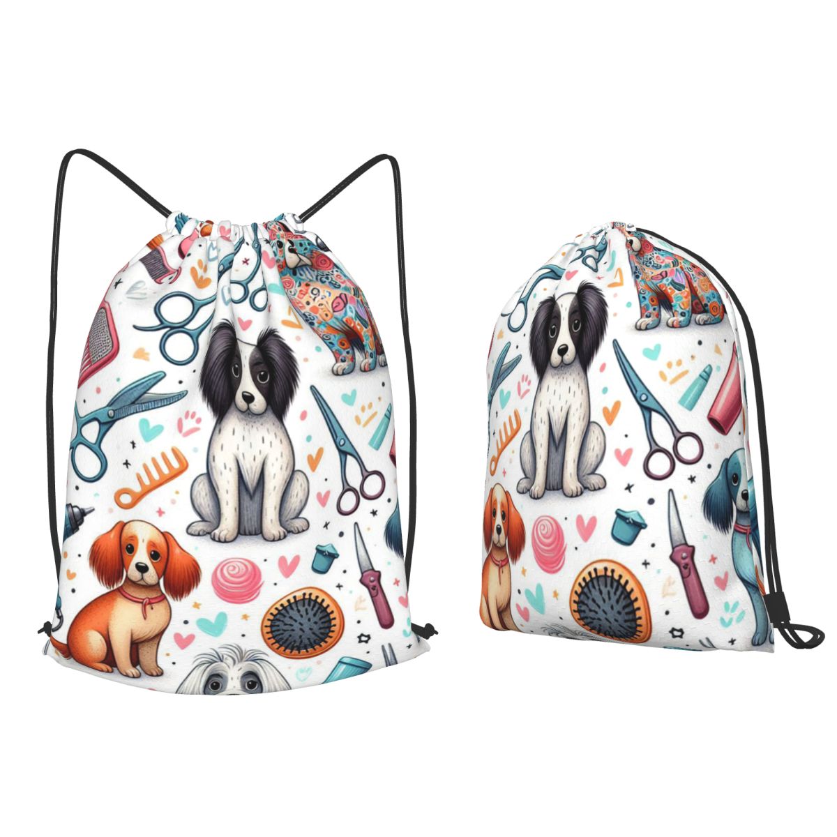Dog Grooming Printed Backpacks - Men'S Grooming Bag review and price