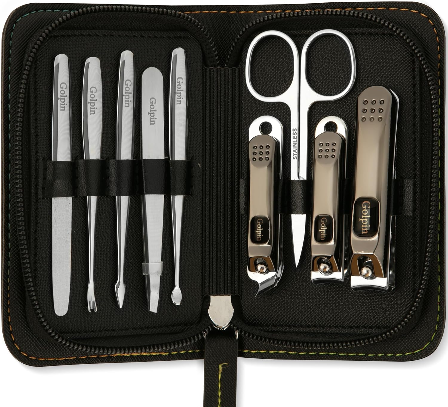 9 Pcs Manicure Set for Men & W - Mens Grooming Kit Case review and price