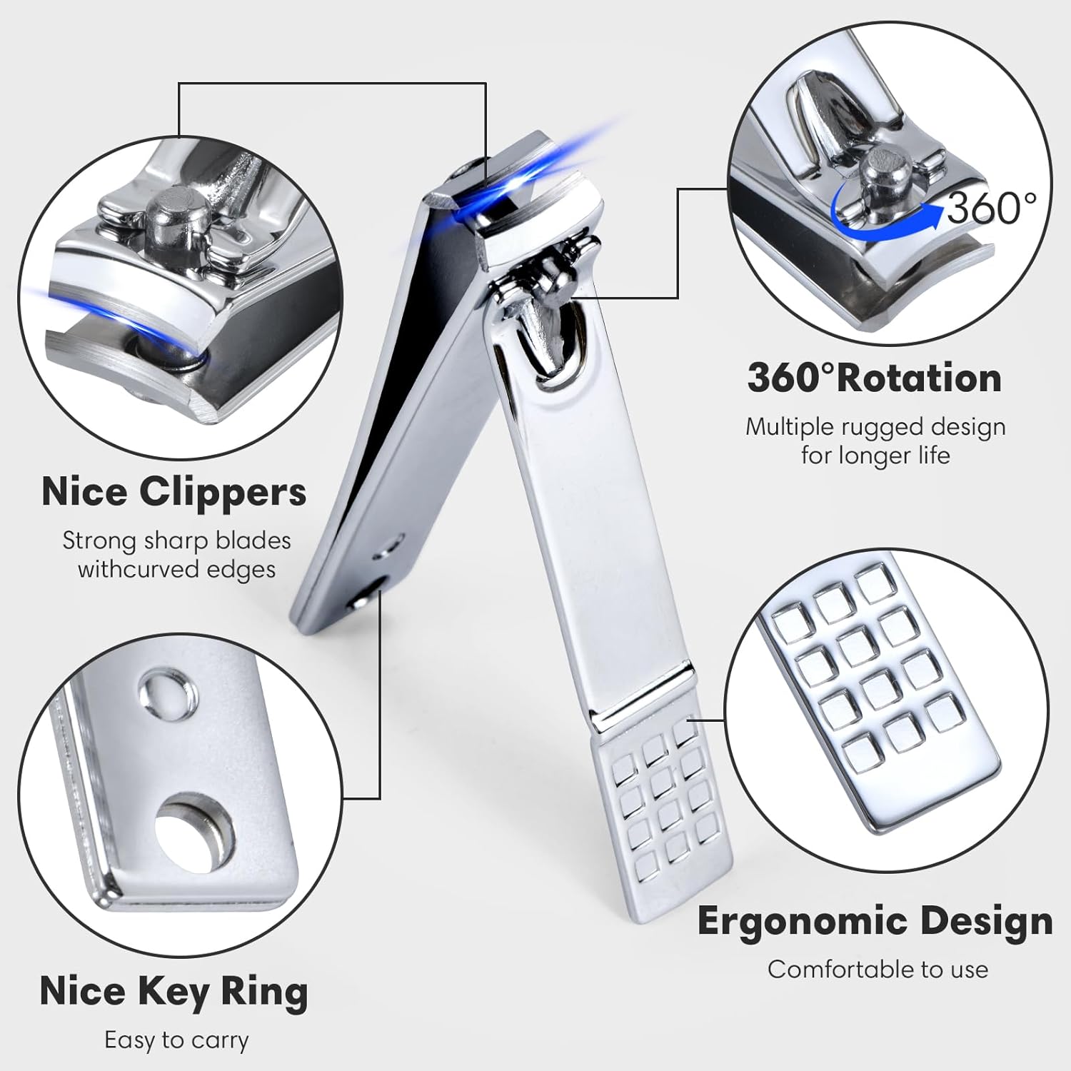 Yougai Nail Clippers Set - 18  - Nail Care Kit Mens review and price