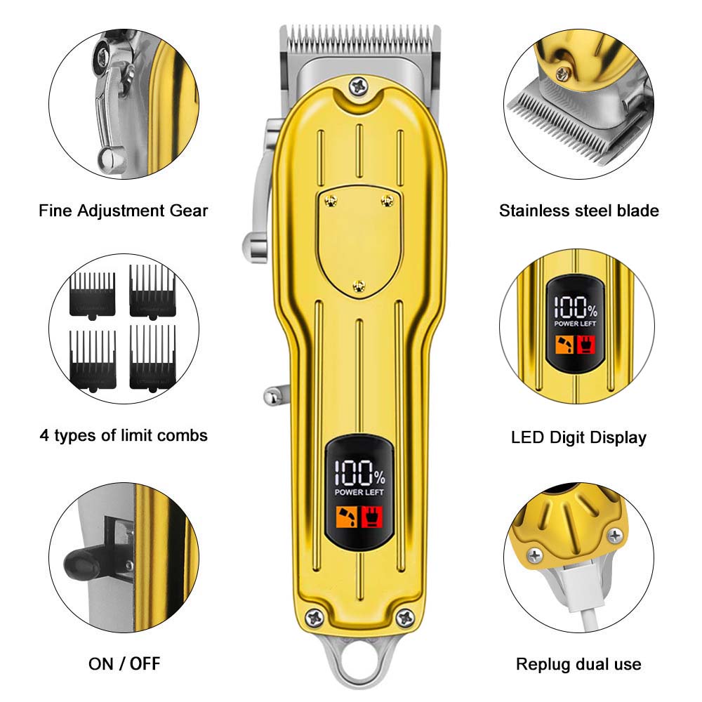 Professional Hair Clippers/Hai - Beard Trimmer Cordless review and price