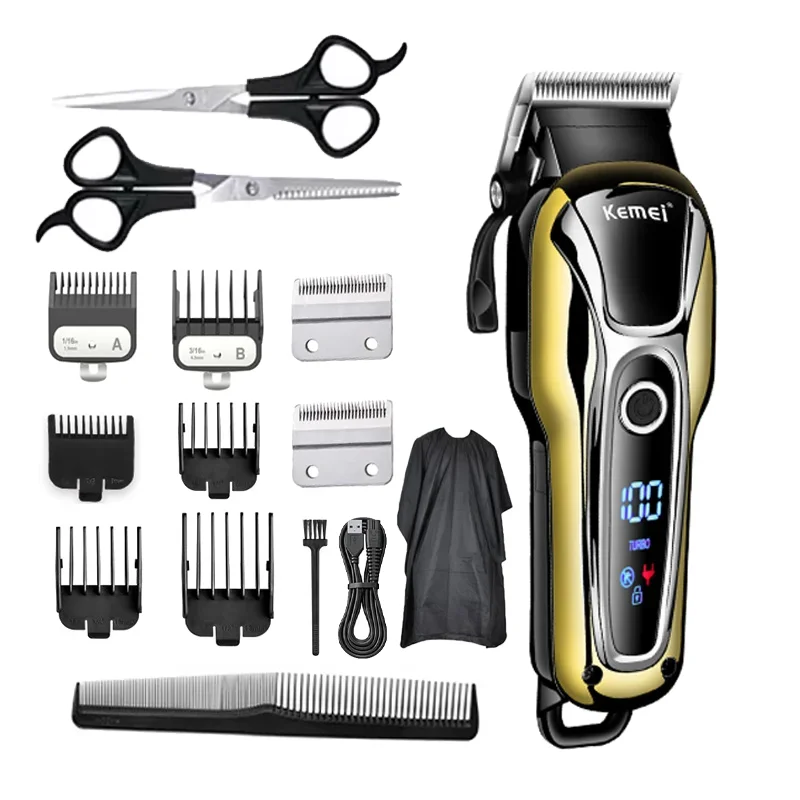 Professional Hair Clipper Keme - Beard Trimmer Cordless review and price