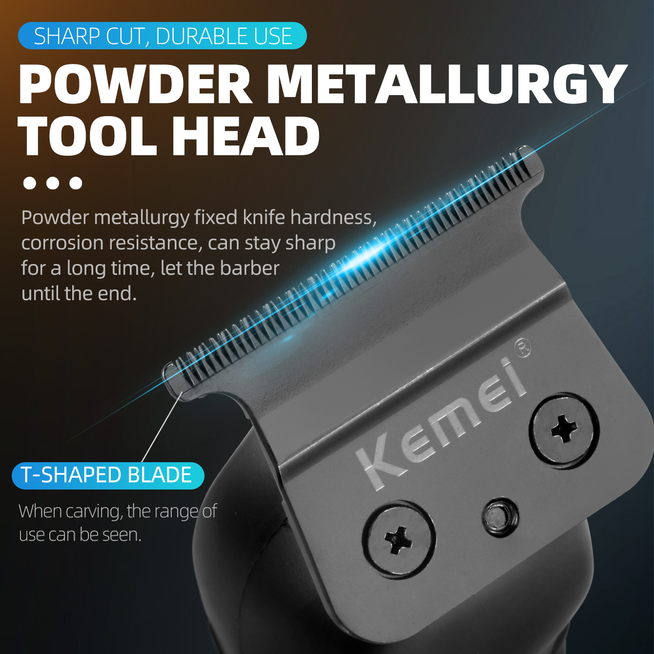 Kemei KM2299 Professional Hair - Beard Trimmer Cordless review and price