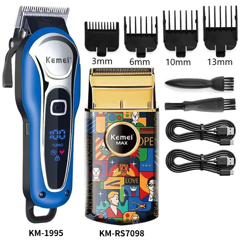 Kemei Hair Clipper Km-1995 Km- - Beard Trimmer Cordless review and price