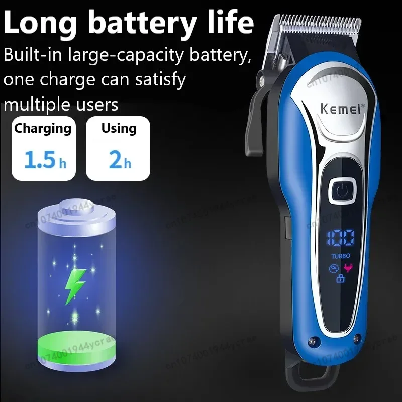 Kemei Hair Clipper Km-1995 Km- - Beard Trimmer Cordless review and price