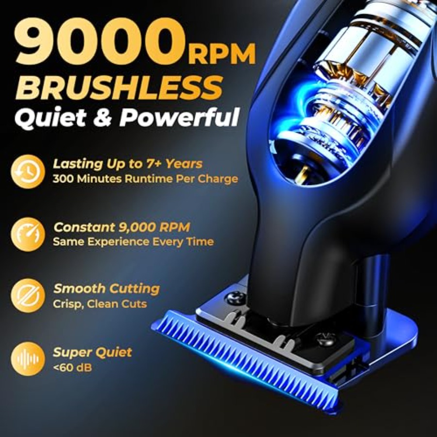 Zero Gap 9000 RPM Brushless Pr - Beard Trimmer Cordless review and price