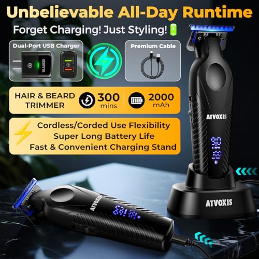 Zero Gap 9000 RPM Brushless Pr - Beard Trimmer Cordless review and price