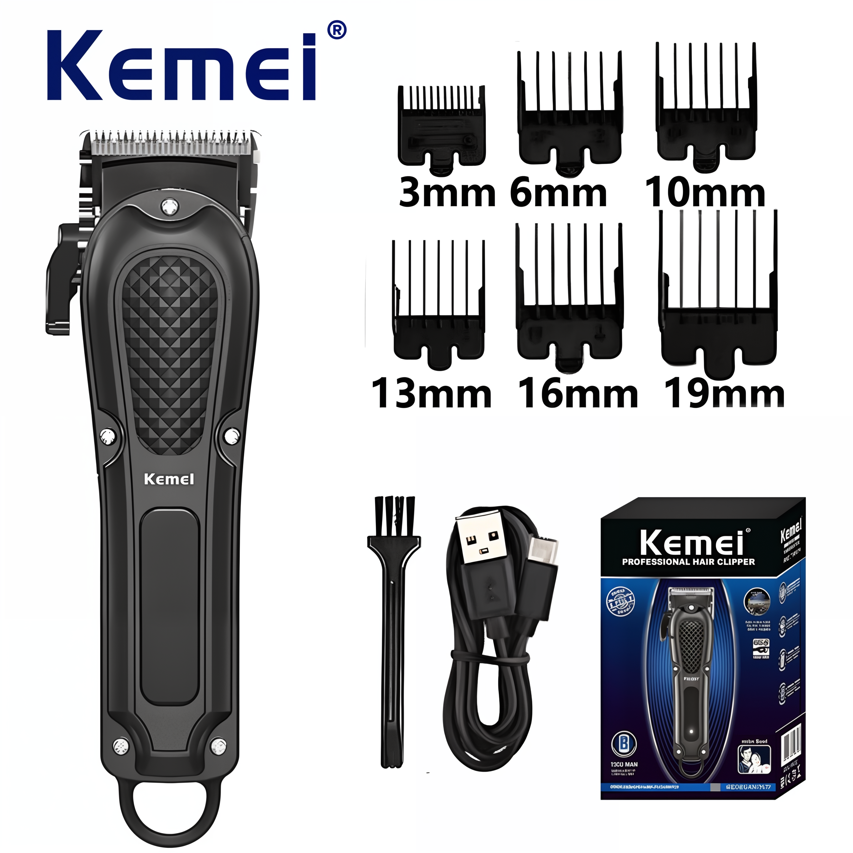 Kemei KM-1071 Electric Hair cl - Beard Trimmer Cordless review and price