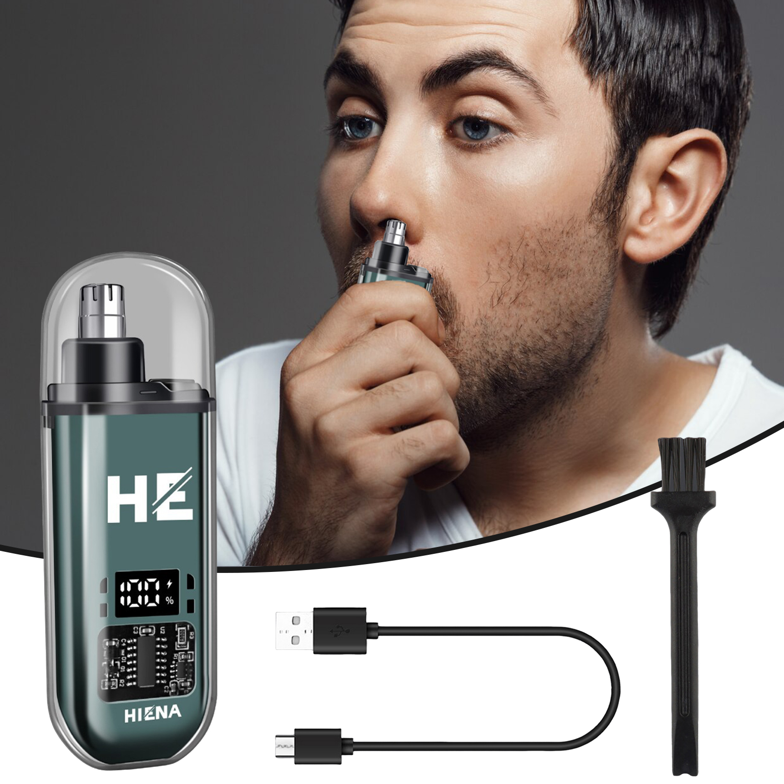 HIENA Nose Hair Trimmer Mini P - Beard Trimmer Cordless review and price