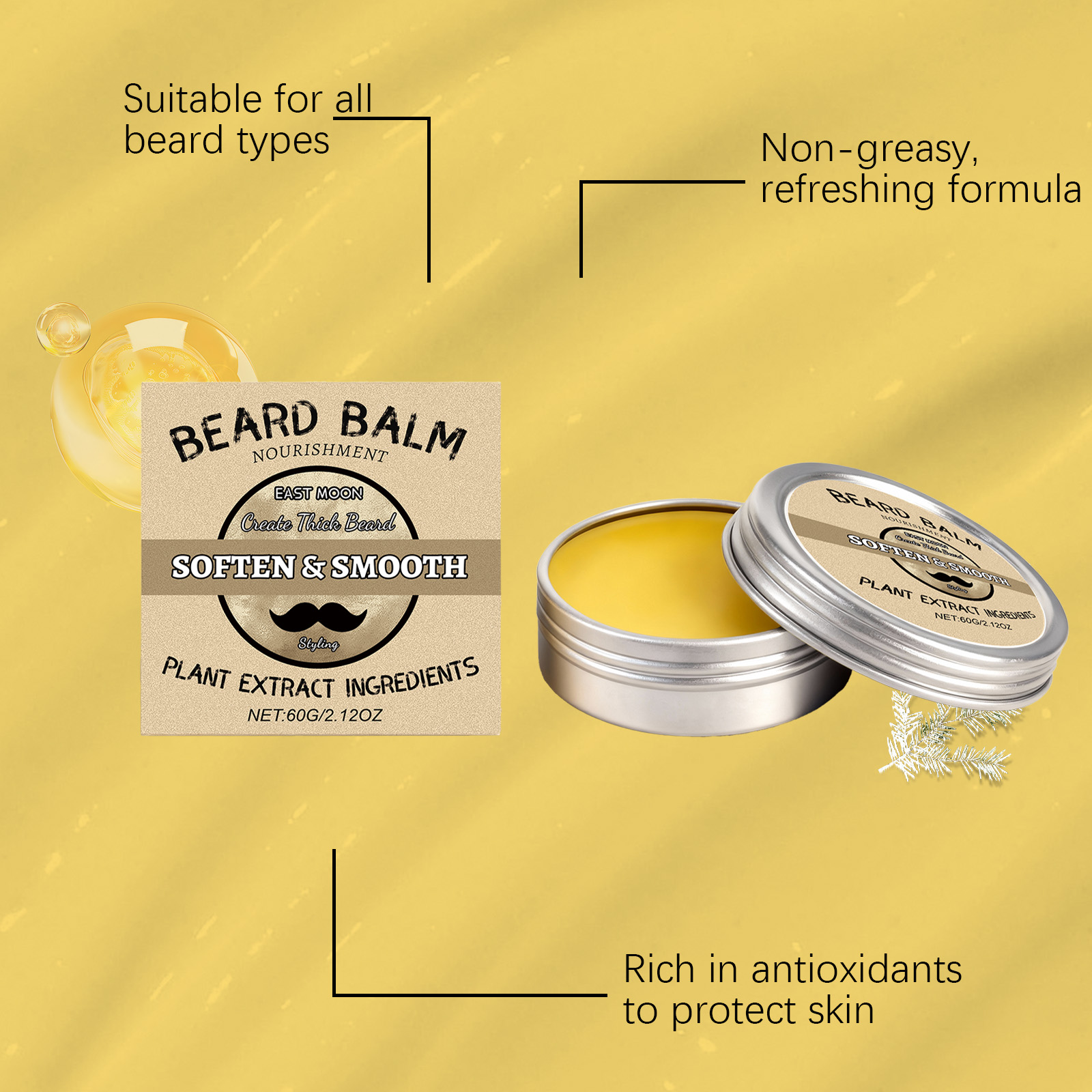 Men's Beard WaxSoft, Smooth &  - Men'S Grooming Wax review and price