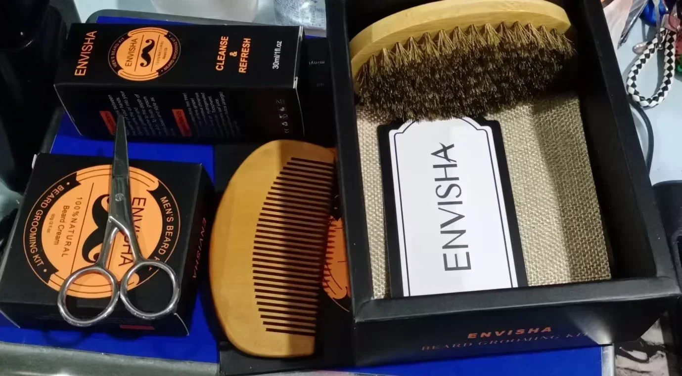 6pcs/set Men Beard Barba Groom - Men'S Grooming Wax review and price