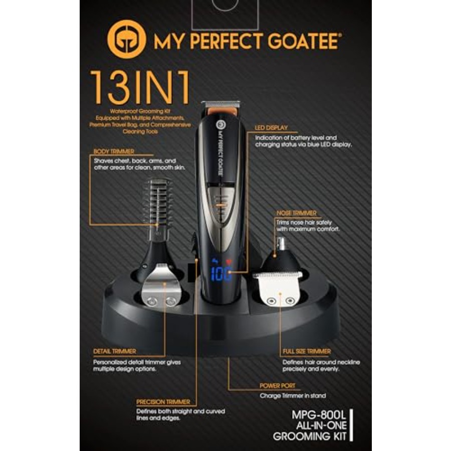 My Perfect Goatee®️ 13-in-1 Me - Men'S Grooming Bag review and price
