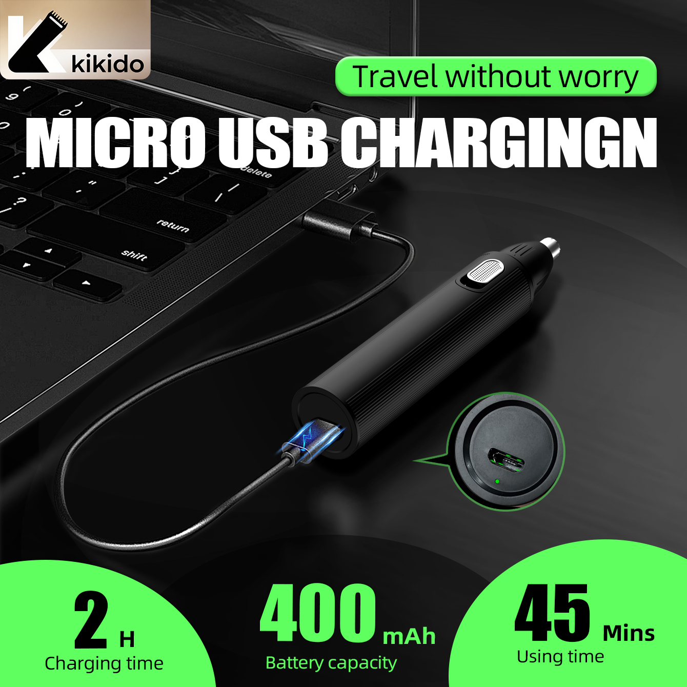 KIKIDO 4 in 1 Nose Hair Trimme - Beard Trimmer Cordless review and price