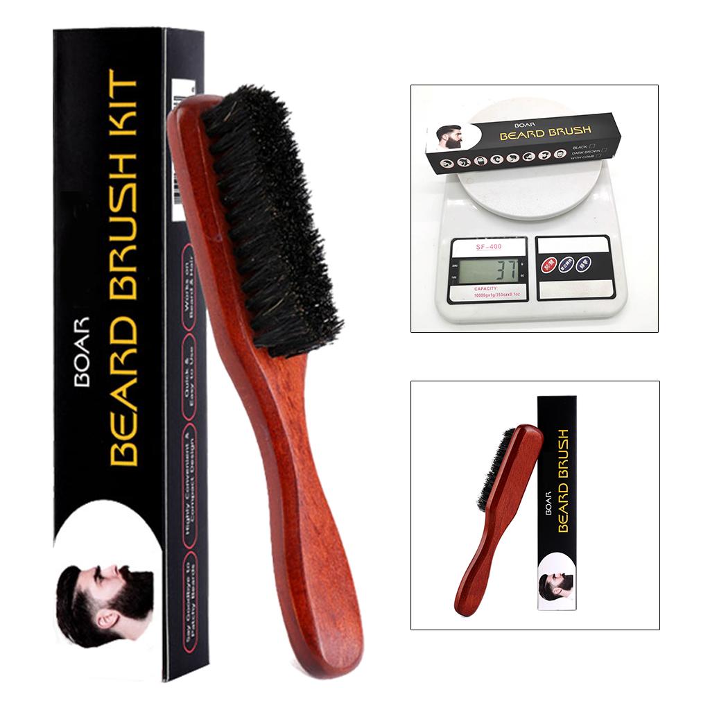 Wooden Beard Brush Long Handle - Men Grooming Home review and price