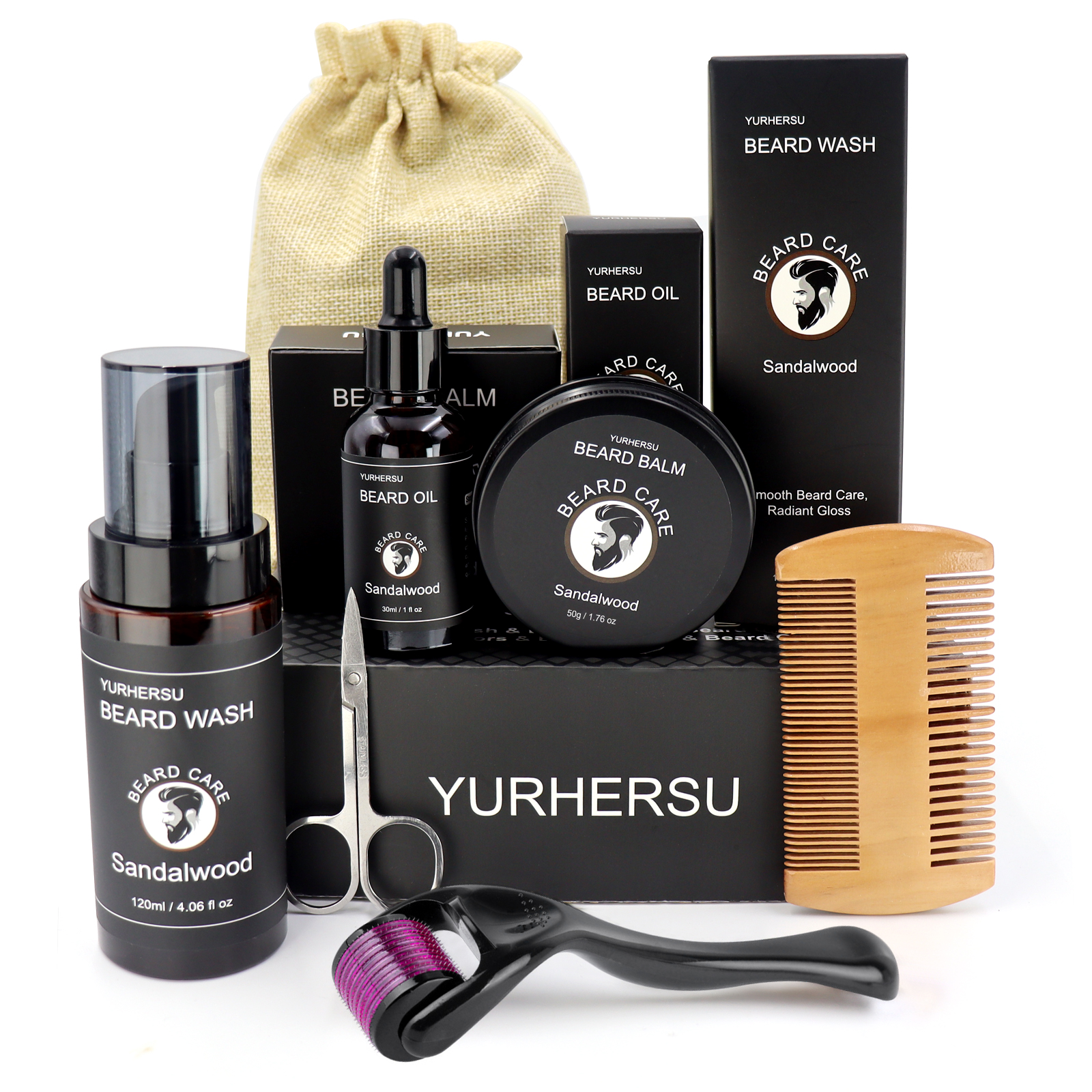 7Pcs Beard Care Kit for Men, G - Men'S Grooming Bag review and price