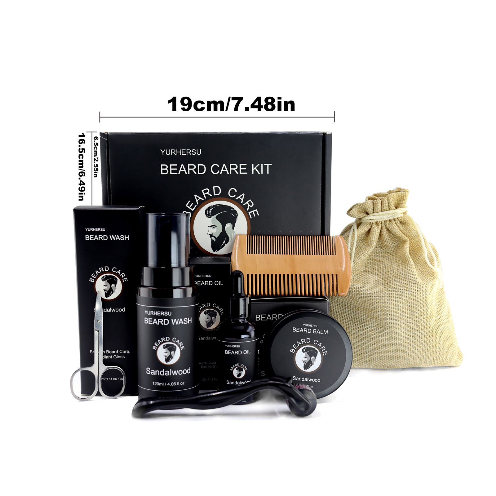 7Pcs Beard Care Kit for Men, G - Men'S Grooming Bag review and price