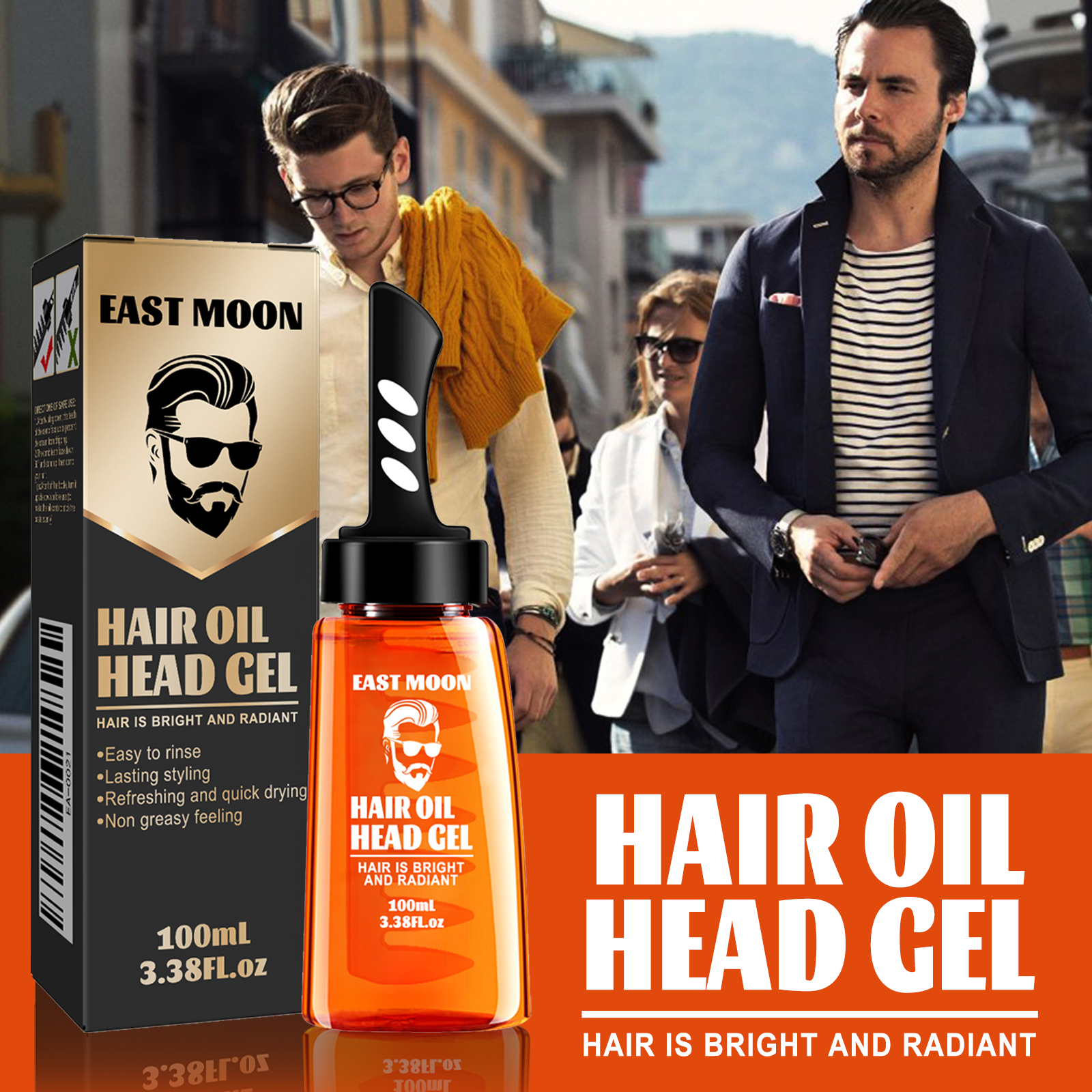 East Moon Men's Hair Wax Comb  - Men'S Grooming Wax review and price
